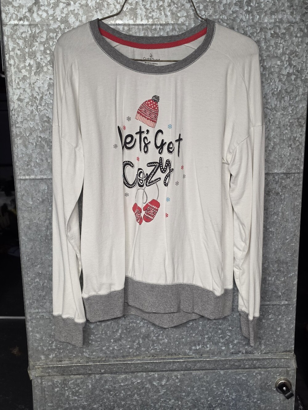Cuddl Duds Womens Long Sleeve Crew Neck PJ Top size small - 2019